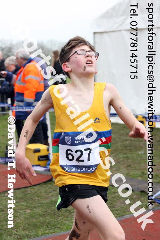 Boys under-13s Inter Counties Cross Country, Prestwold Hall, Loughborough. Photo: David T. Hewitson/Sports for All Pics